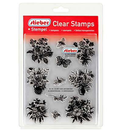 CS-855 - Stieber Stempeln - Flower Bunches - Fleurs