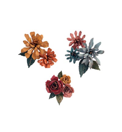 660227 - Sizzix - Set Spiral Flowers - Tim Holtz - Thinlits