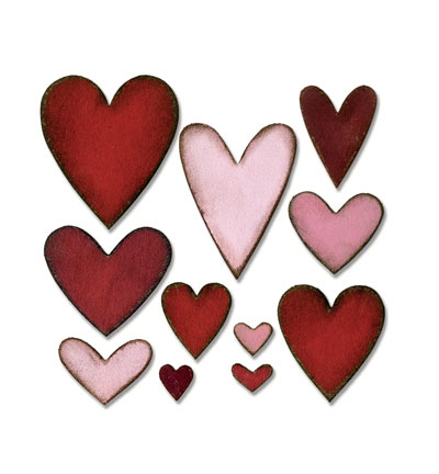 660233 - Sizzix - Heartfelt - Tim Holtz - Bigz Dies