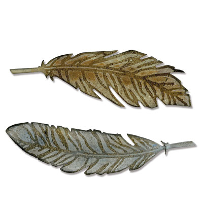 660237 - Sizzix - Feather Duo - Tim Holtz - Bigz Texture Fades