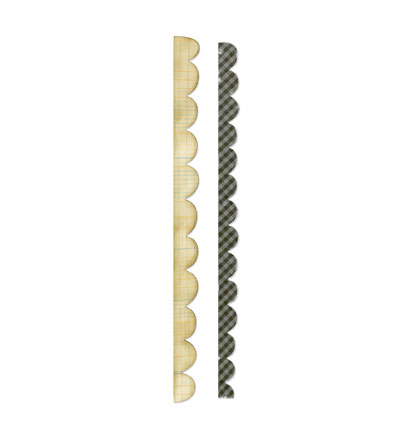 660270 - Sizzix - Scallops 2 - Sizzlits Decorative Strip