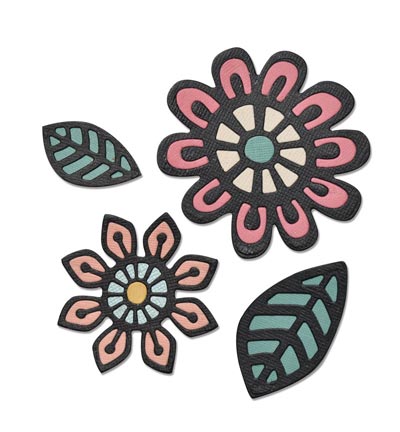 660499 - Sizzix - Intricate Native Florals - ThinLits