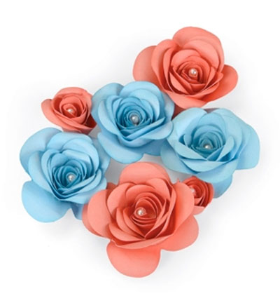 660831 - Sizzix - Love Birds 3-D Floral 2 - ThinLits Plus