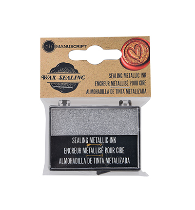 MSH762IPSS - Manuscript - Ink Pad Silver - Sealing Metallic Ink Pads MSH762IPSS - Manuscript - Ink Pad Silver - Sealing Metallic Ink Pads