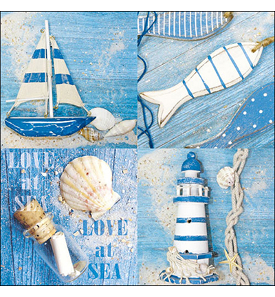13308365 - Ambiente - Love at sea - Serviettes – Mer / plage