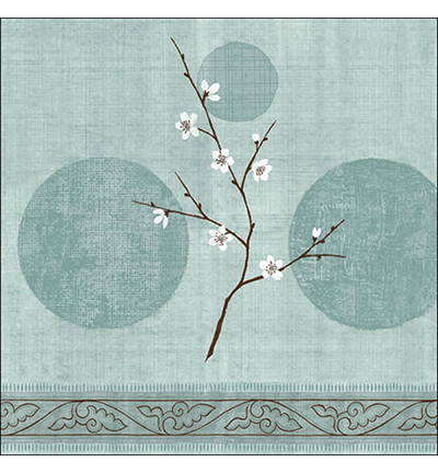 13309200 - Ambiente - Art green - Serviettes – Arbres, Plantes