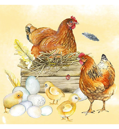 13312820 - Ambiente - Breeding Chicken - Serviettes – Général