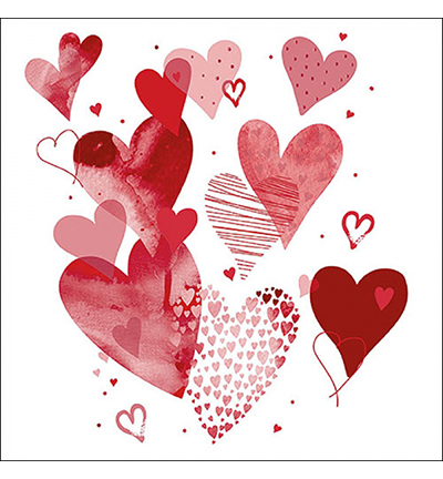 13314881 - Ambiente - With love red - Serviettes – Saint-Valentin