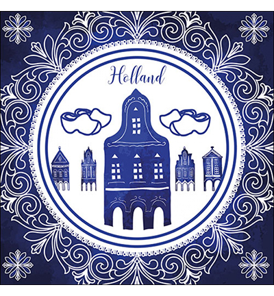 13315120 - Ambiente - Holland style - Serviettes – Bleu