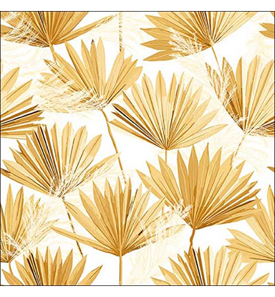 13316241 - Ambiente - Palm leaf gold - Serviettes – Général
