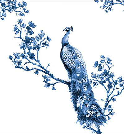 13316895 - Ambiente - Royal Peacock - Serviettes – Bleu