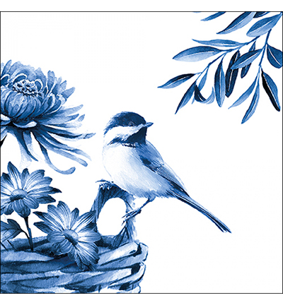 13316900 - Ambiente - Blue bird - Serviettes – Bleu