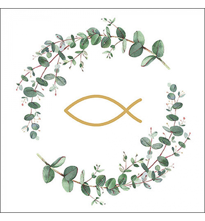 13317595 - Ambiente - Communion branches white - Serviettes – Général