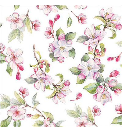 13318160 - Ambiente - Spring blossom white - Serviettes – Pâques