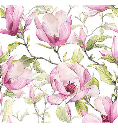 13318440 - Ambiente - Blooming magnolia - Serviettes – Printemps
