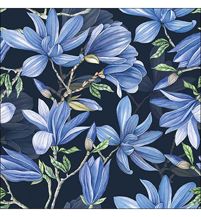 13318495 - Ambiente - Magnolia acuminata blue - Serviettes – Général