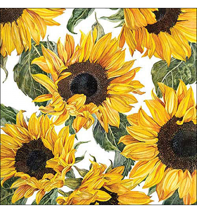 13318535 - Ambiente - Sunflowers blossoming - Serviettes – Été
