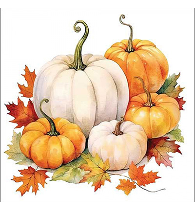 13318815 - Ambiente - Pumpkin - Serviettes – Automne
