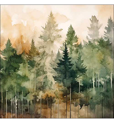 13318825 - Ambiente - Evergreen trees - Serviettes – Automne