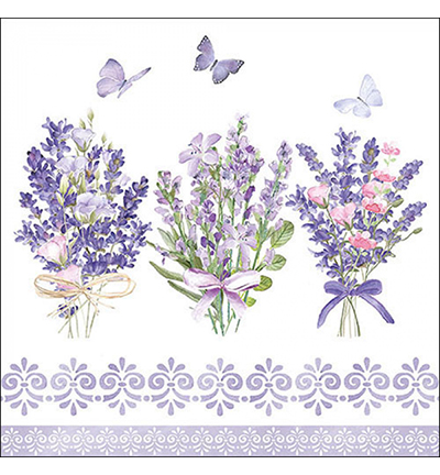 13319735 - Ambiente - Lovely lavender white - Serviettes – Général