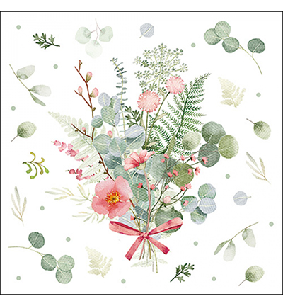 13319895 - Ambiente - Eucalyptus and fern bouquet - Serviettes – Arbres, Plantes