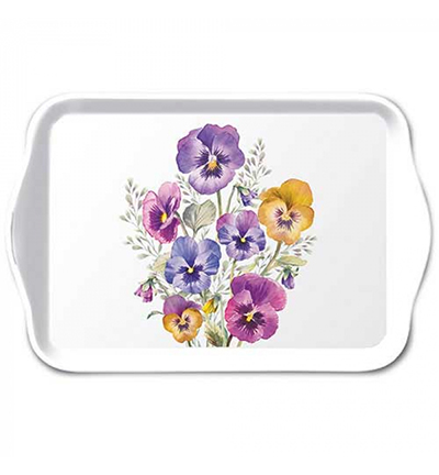 13718165 - Ambiente - Pansies - Accessoires Plateau