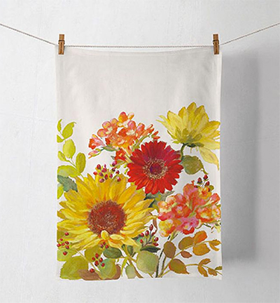 17815020 - Ambiente - Sunny Flowers cream - Accessoires Torchon