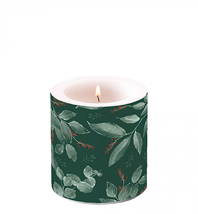 19218045 - Ambiente - Leaves and berries green - Accessoires Bougies