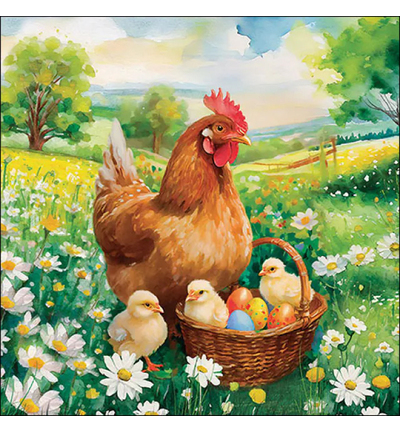 23319375 - Ambiente - Easter chicks in meadow - 