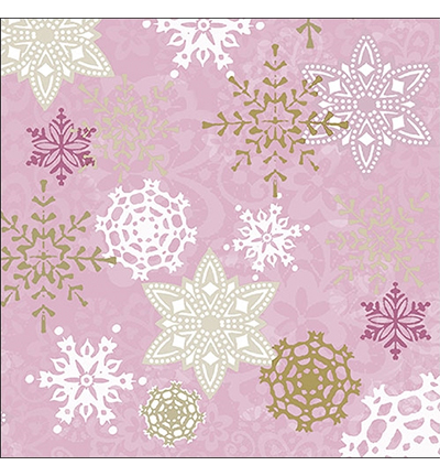 33313742 - Ambiente - Delicate Stamps Rose - Serviettes – Noël