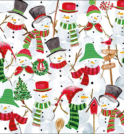 33316570 - Ambiente - Snowman Party - Serviettes – Général