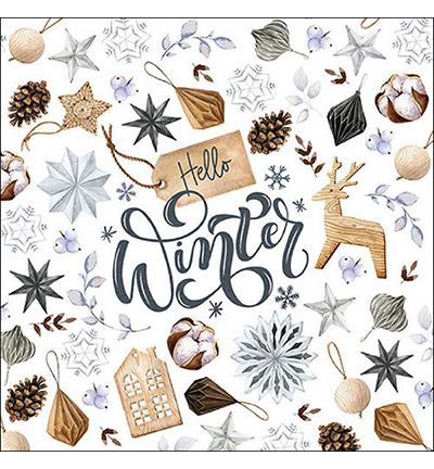 33317705 - Ambiente - Natural winter - Serviettes – Noël