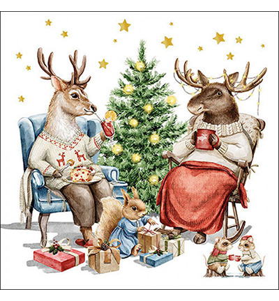 33317710 - Ambiente - Winter companions - Serviettes – Noël