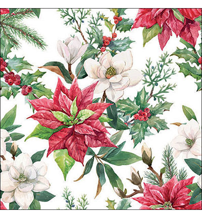 33318875 - Ambiente - Christmas florals - Serviettes – Noël