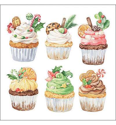 33318980 - Ambiente - Sweet Christmas white - Serviettes – Noël