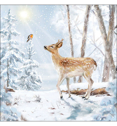 33319220 - Ambiente - Meeting in winterworld - Serviettes – Noël