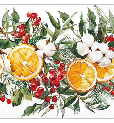 33319935 - Ambiente - Winter oranges - Serviettes – Noël