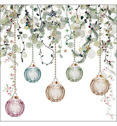 33319997 - Ambiente - Floral Christmas white - Serviettes – Noël