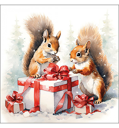 33320175 - Ambiente - Great gift - Serviettes – Noël