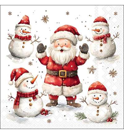 33321000 - Ambiente - Jolly friends - Serviettes – Noël 33321000 - Ambiente - Jolly friends - Serviettes – Noël