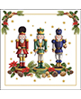 Servetten 20pcs / 33 x 33cm, Bearded nutcracker