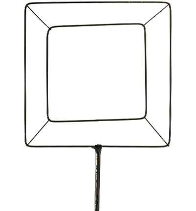 MD0110 - Kippers - Frame Square 30cm on pipe - Formes métalliques