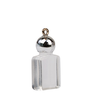A 940313 BEPZ  Silbe - Kippers - (1) Argent - Flacon de parfum massif