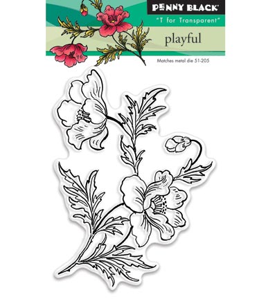 30-347 - Penny Black - Playful II - Clear Set Stamp