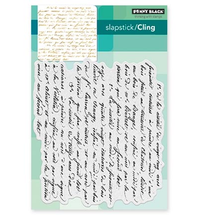 40-470 - Penny Black - Script - Slapstick/Cling Stamp