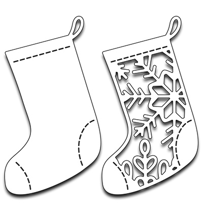 51-252 - Penny Black - Christmas Stockings - Creative Dies