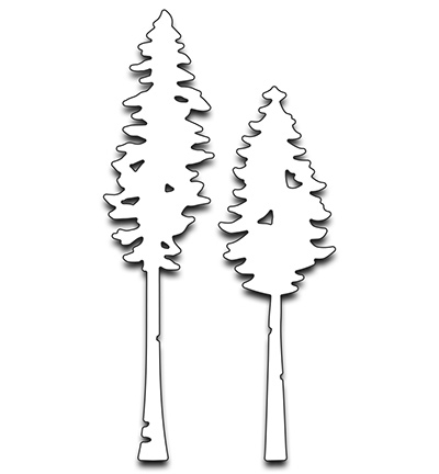 51-273 - Penny Black - Tall trees - Noël, hiver