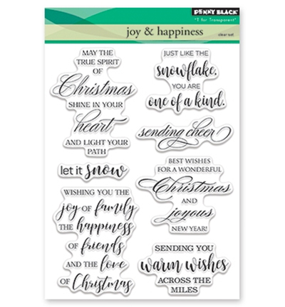 30-440 - Penny Black - Joy & Happiness - Textes