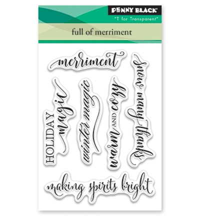 30-444 - Penny Black - Full Of Merriment - 