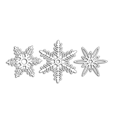 51-383 - Penny Black - Snowflakes(Metal Die) - Creative Dies